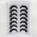 7 pairs silk eyelashes thick curl false lashes